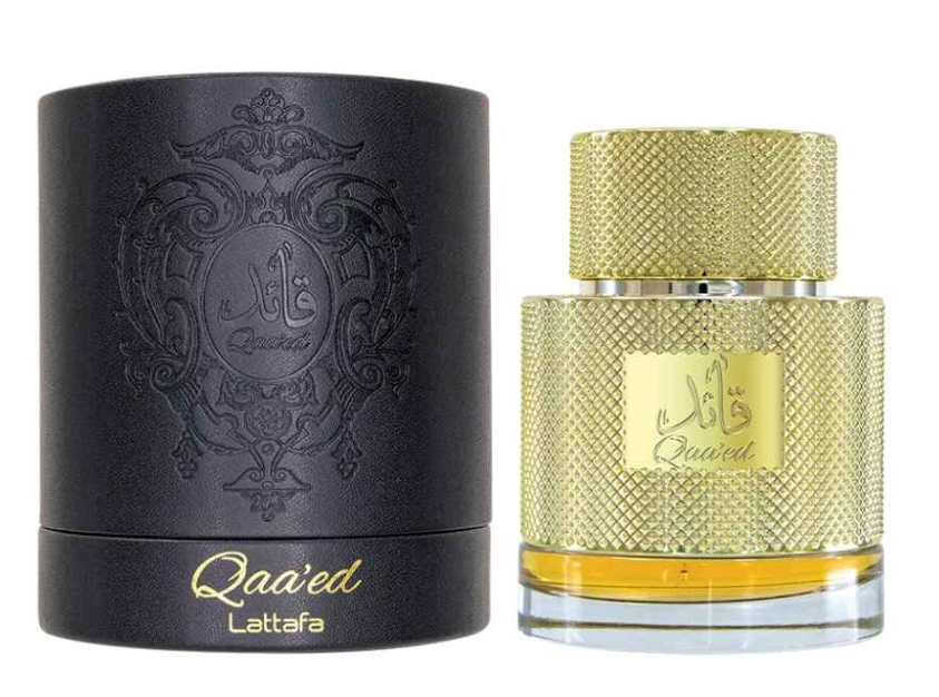 Lattafa Perfumes Qaa'ed for Unisex Eau de Parfum Spray, 3.4 Ounce #7157