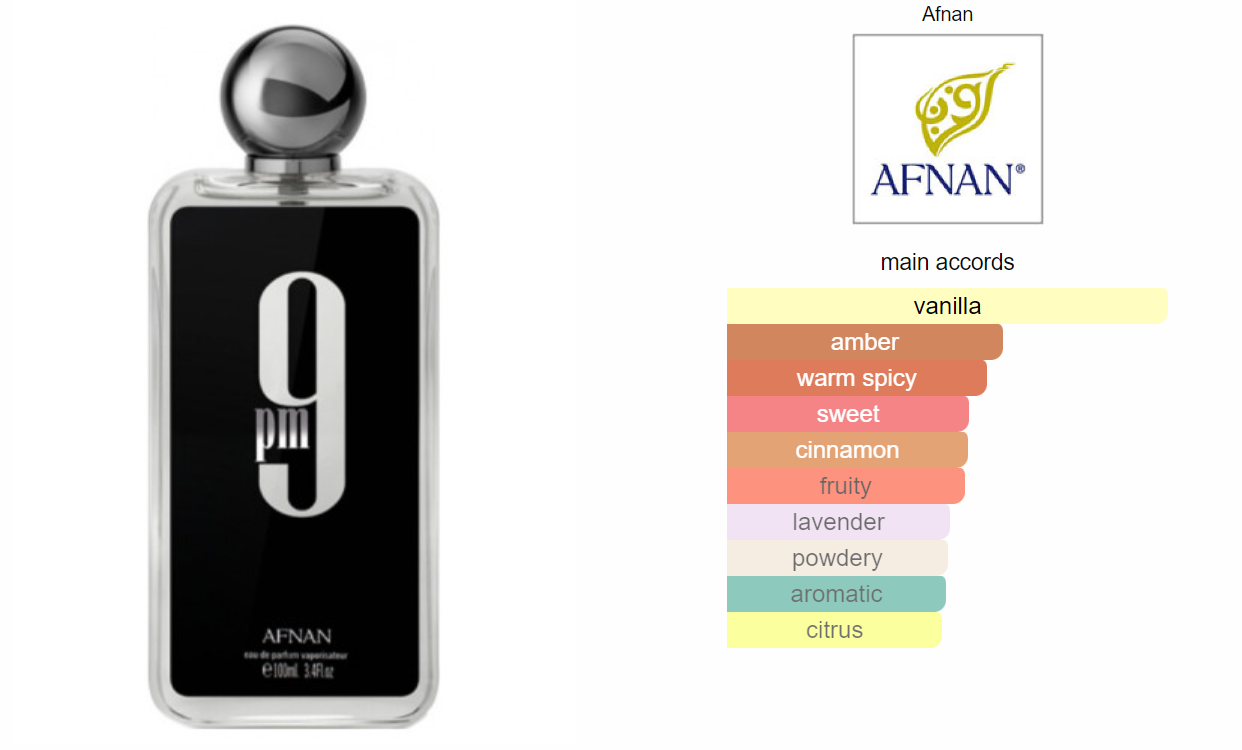 9pm Afnan for men #7247