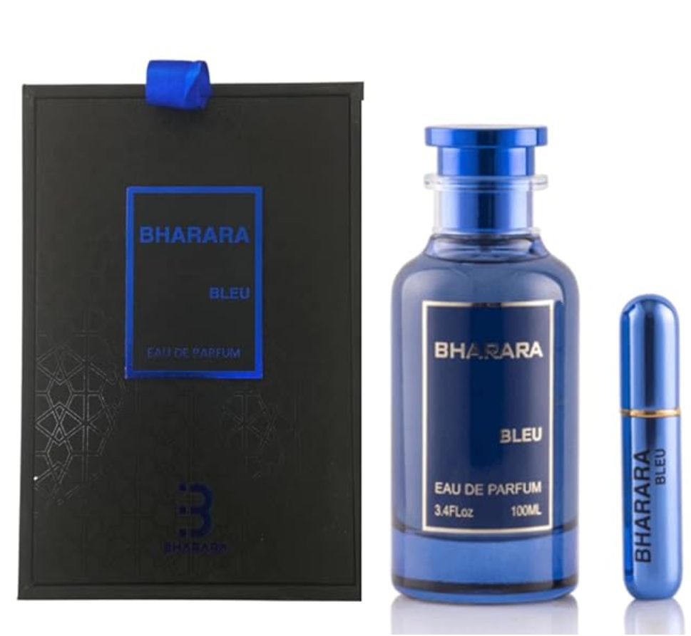 Bharara Double Bleu Pour Homme Eau De Parfum For Men 3.4 oz /100 ML #7437