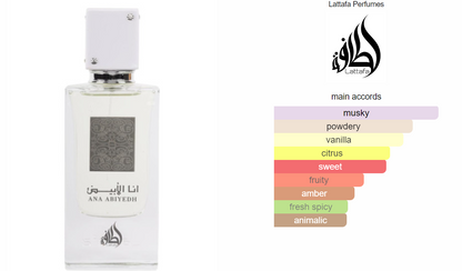 Ana Abiyedh Lattafa Perfumes for women and men #7147