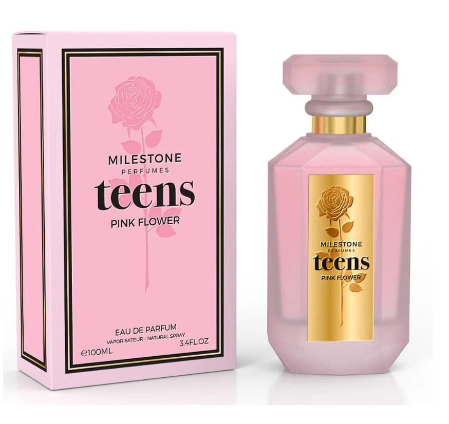 MILESTONE Teens Pink Flower (Pour Femme) 100ML EDP #7157